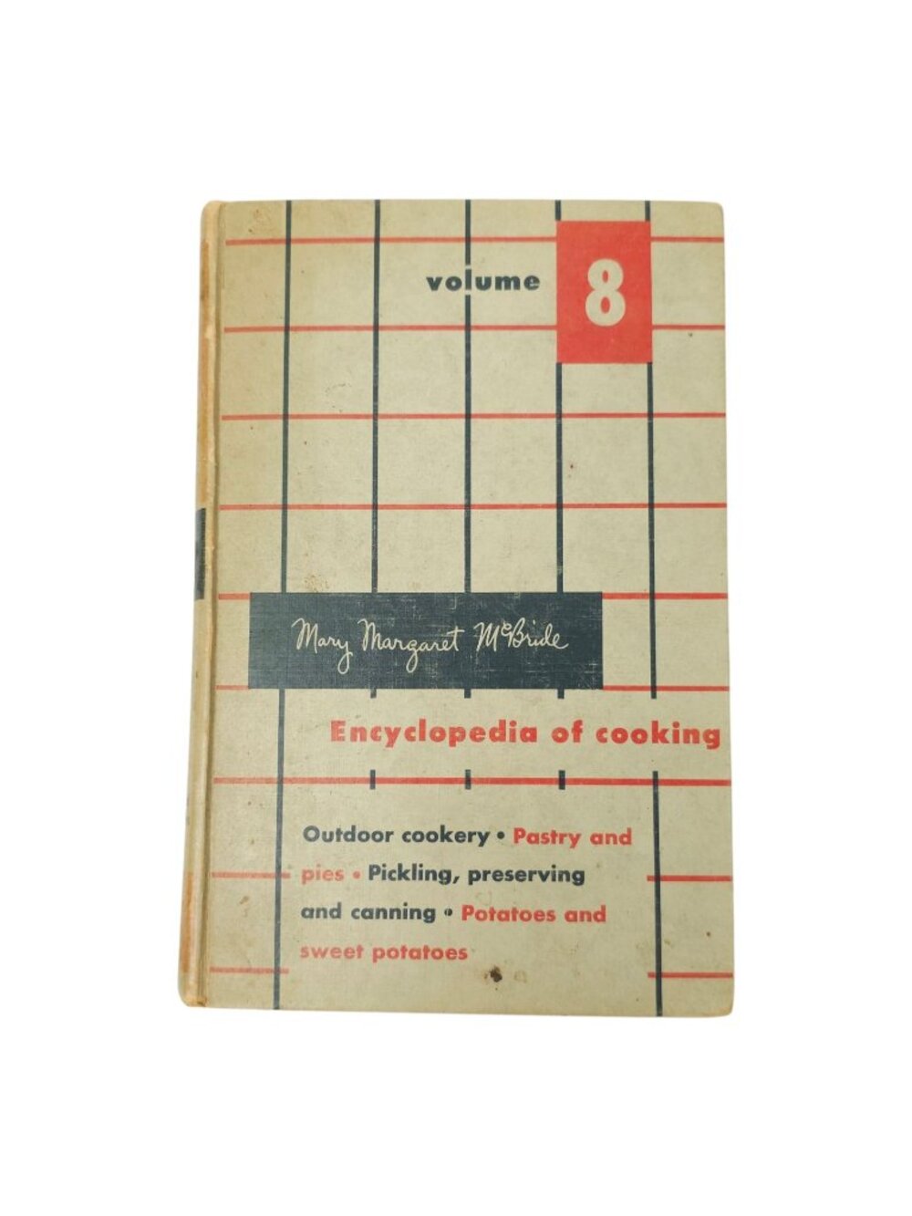 Mary Margaret McBride Encyclopedia of Cooking Volume 8 Vintage 1958 Cookbook HC